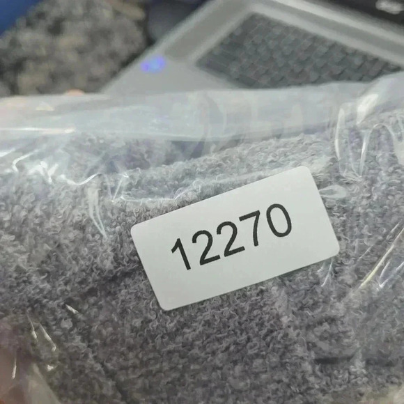 Barefoot Dreams CozyChic Lite Cardigan Sweater Gray Medium Open front  9PT - Picture 7 of 7